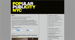 Desktop Screenshot of popularpublicity.com
